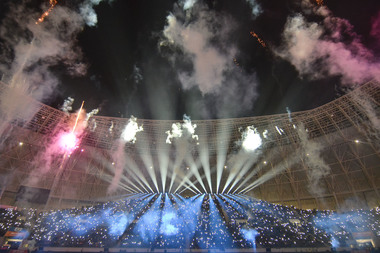 Stadionul Ion Oblemenco, inaugurat cu un spectacol şi cu amicalul CSU Craiova - Slavia Praga. FOTO