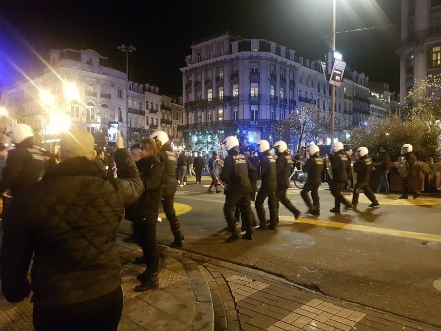 Incidente la Bruxelles după calificarea Marocului la CM-2018