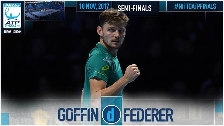 Goffin l-a eliminat pe Federer în semifinalele Turneului Campionilor