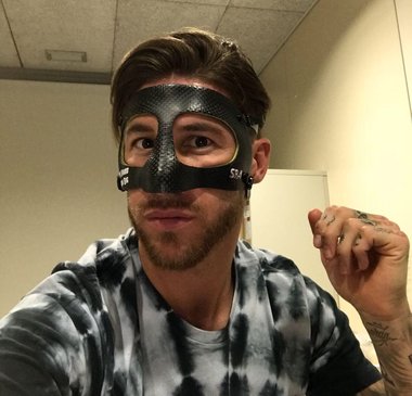 Sergio Ramos şi-a prezentat masca