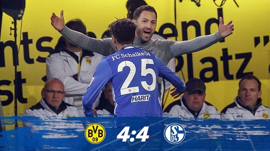 Borussia Dortmund – Schalke 04, scor 4-4 în Bundesliga, după ce gazdele au condus cu 4-0