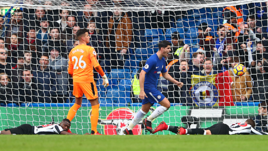 Chelsea a învins Newcastle, scor 3-1, după ce a fost condusă cu 1-0. Hazard a marcat de două ori