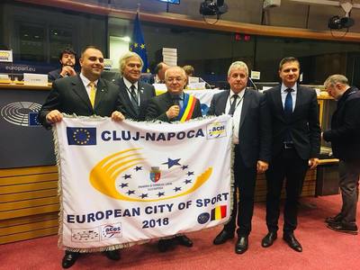Cluj-Napoca, între cele 22 de comunităţi desemnate ”Oraş european al sportului 2018”