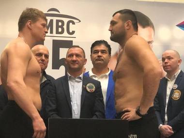 Cristian Ciocan a trecut cântarul oficial înaintea meciului cu Povetkin