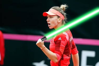 Simona Halep e Jedi în FedCup