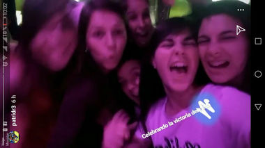 Imagine cu mesajul: “Sărbătorind victoria Celtei”, pe contul de Instagram al unei jucătoare de la Deportivo, după meciul pierdut de echipa lui Andone