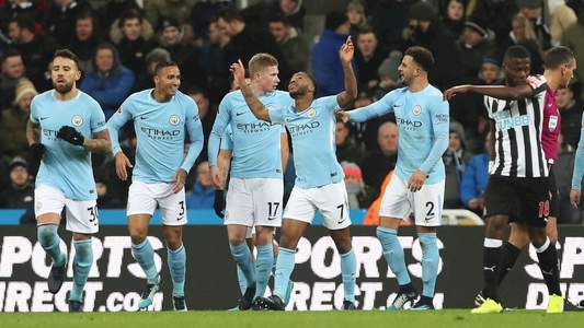 Manchester City a obţinut a 18-a victorie consecutivă în Premier League, scor 1-0 cu Newcastle