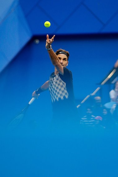 Peste 5.600 de persoane au asistat la antrenamentul lui Roger Federer de la Perth