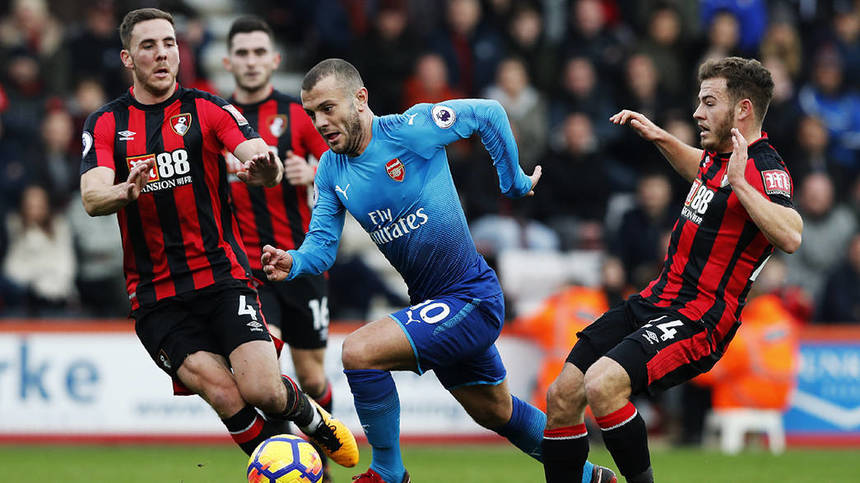 Arsenal Londra a fost învinsă de Bournemouth, scor 2-1, în Premier League