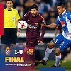FC Barcelona a pierdut meciul cu Espanol, scor 0-1, din prima manşă a sferturilor de finală ale Cupei Spaniei