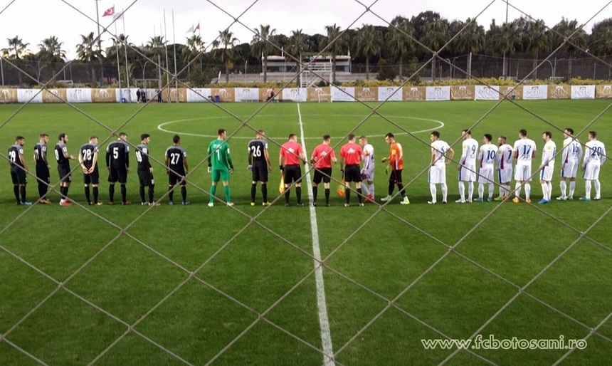 FC Botoşani - FK Tosno, scor 2-2, într-un meci amical