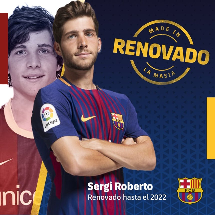 Sergi Roberto îşi prelungeşte contractul cu FC Barcelona
