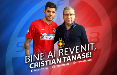 Cristian Tănase a semnat cu FCSB până la finalul acestui sezon