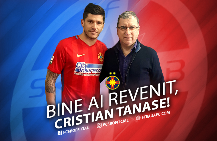 Cristian Tănase a semnat cu FCSB până la finalul acestui sezon