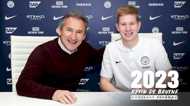 Kevin De Bruyne şi-a prelungit contractul cu Manchester City