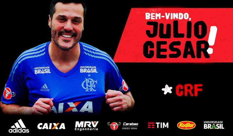 La 38 de ani, portarul Julio Cesar revine la Flamengo