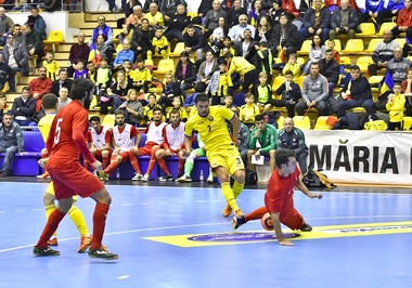 Reprezentativa de futsal a României debutează, miercuri, contra Portugaliei, la Campionatul European
