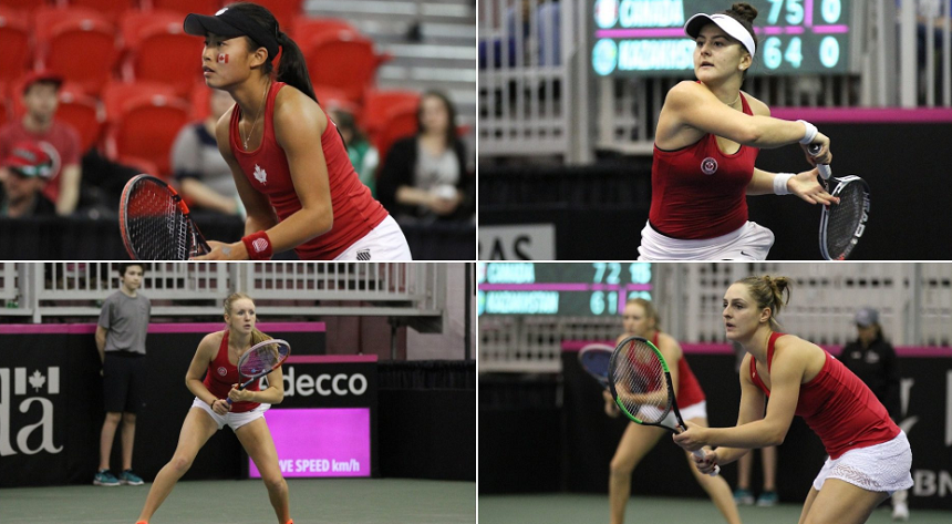 Zhao, Andreescu, Sebov şi Dabrowski vor juca pentru Canada în Fed Cup, împotriva României. Bruneau: Va fi greu, dar suntem încrezători