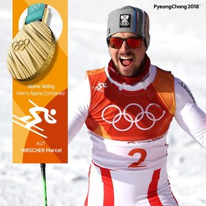 Schiorul austriac Marcel Hirscher a câştigat prima medalie olimpică de aur din carieră, la combinată