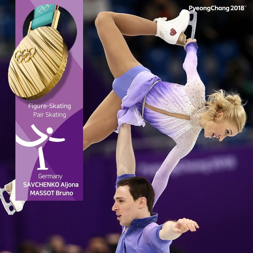 Ucraineanca Aliona Savcenko şi francezul Bruno Massot, campioni olimpici pentru Germania la patinaj artistic