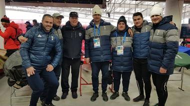 Prinţul Albert de Monaco i-a încurajat pe sportivii români din proba de bob prezenţi la JO