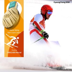 Marcel Hirscher, campion olimpic pentru a doua oară la Pyeongchang; El a câştigat şi proba de slalom uriaş; Alexandru Barbu, locul 55