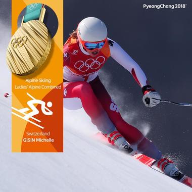 Michelle Gisin a câştigat combinata alpină feminină, la JO. Lindsey Vonn, prima după coborâre, a ratat slalomul