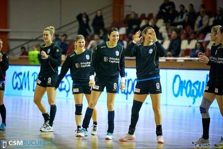 CSM Bucureşti, victorie cu FC Midtjylland şi urcă pe locul 2 în grupa I a Ligii Campionilor la handbal feminin