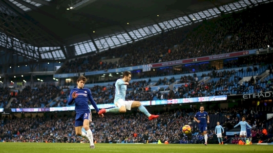 Manchester City a învins Chelsea, scor 1-0, şi are un avans de 18 puncte faţă de Liverpool în fruntea clasamentului Premier League