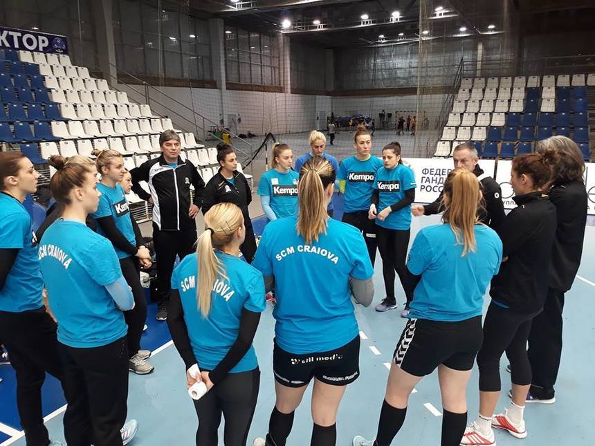 SCM Craiova, victorie cu Lada Togliatti şi se califică în semifinalele Cupei EHF la handbal feminin