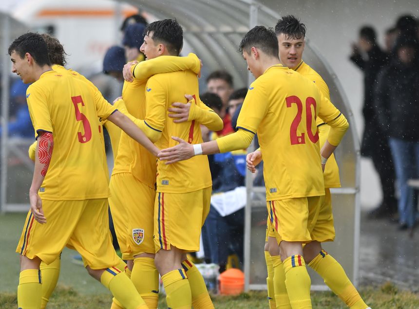 Naţionala Under-16 a României a învins naţionala Italiei U15, scor 1-0, într-un meci amical