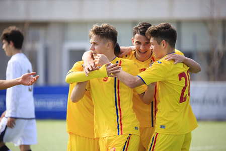 Naţionala Under-16 a României a învins din nou naţionala Italiei U15, scor 1-0, într-un meci amical