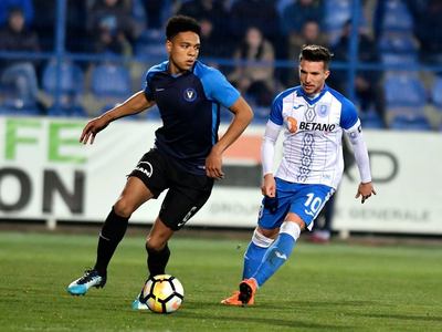 FC Viitorul şi CSU Craiova au remizat, scor 0-0, în play-off-ul Ligii I. Zlatinski a ratat un penalti, Vînă a fost eliminat
