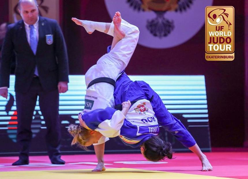 Trei clasări pe locul 5 pentru judoka tricolore, în prima zi la Grand Slam de la Ekaterinburg