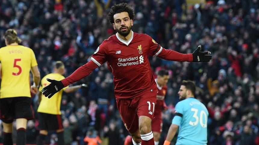 Liverpool a învins cu 5-0 Watford, în Premier League; Salah a înscris patru goluri