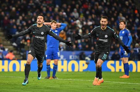 Chelsea Londra a învins după prelungiri Leicester, scor 2-1, şi s-a calificat în semifinalele Cupei Angliei