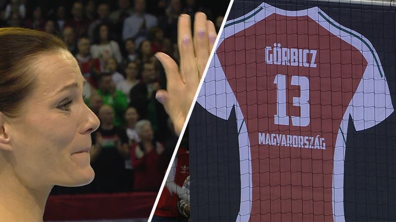 Anita Gorbicz, aplaudată de mii de fani la retragerea oficială din naţionala de handbal a Ungariei