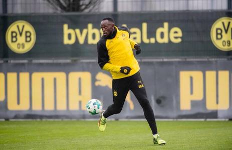 Usain Bolt s-a antrenat cu Borussia Dortmund. “Cred că am fost ok, mi-aş da nota 7” - VIDEO