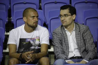 FRF: Tricolorii, vizitaţi de Gabriel Tamaş la antrenamentul oficial de pe stadionul Netanya