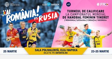 Naţionala de handbal feminin tineret, trei victorii în preliminariile CM2018, în grupa de la Cluj-Napoca