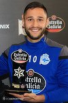 Florin Andone a fost ales de fanii echipei Deportivo La Coruna jucătorul lunii februarie