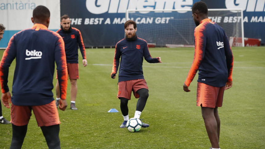 Messi şi încă zece jucători de la FC Barcelona au fost testaţi antidoping