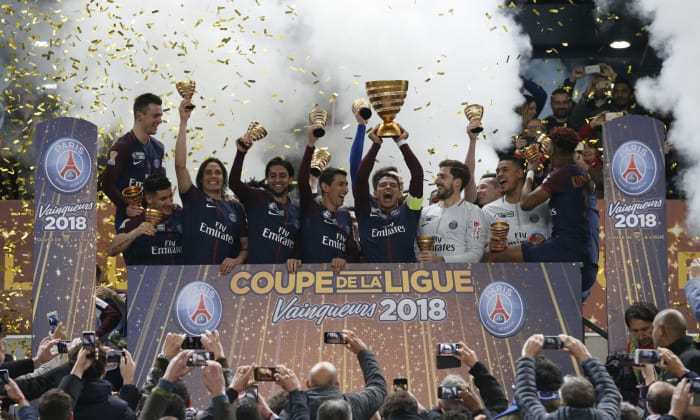 PSG a învins AS Monaco, scor 3-0, şi a câştigat pentru a cincea oară consecutiv Cupa Ligii Franţei