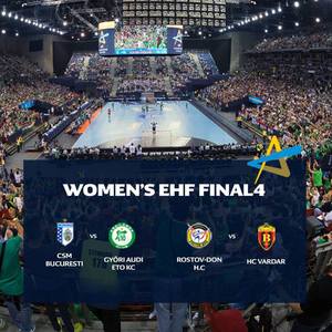 EHF a stabilit programul meciurilor la Turneul F4 al Ligii Campionilor; CSM Bucureşti – Gyor, în 12 mai, ora 16.15