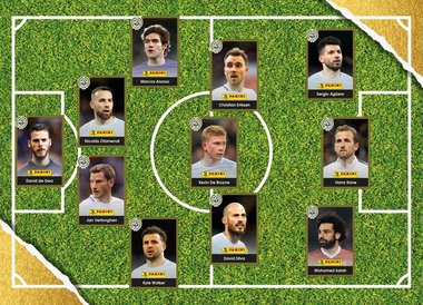 Cinci fotbalişti de la Manchester City în echipa anului din Premier League anunţată de Asociaţia Jucătorilor Profesionişti