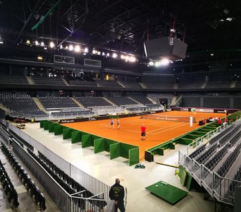 FR Tenis: Coregrafie unicat la întâlnirea România - Elveţia, o premieră mondială; fanii, aşteptaţi mai devreme în sală