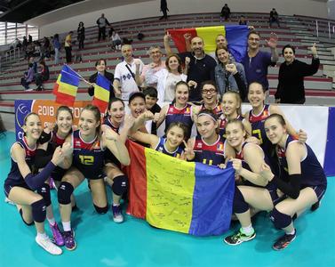 Naţionala de volei feminin under 17 a României s-a calificat la Campionatul Mondial U18 de anul viitor