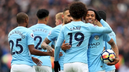 Manchester City, victorie cu 4-1 în deplasare cu West Ham şi record egalat, în antepenultima etapă din Anglia