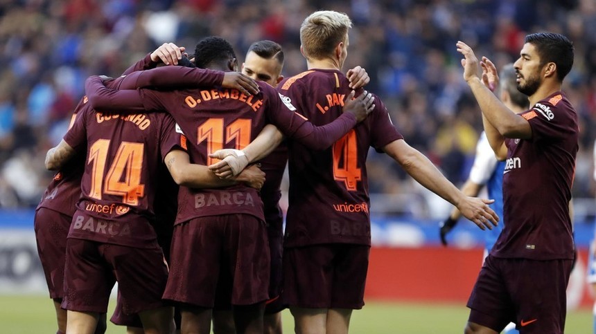 FC Barcelona a câştigat pentru a 25-a oară campionatul Spaniei, după 4-2 cu La Coruna, meci în care Messi a marcat de trei ori. Echipa lui Florin Andone a retrogradat