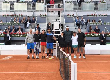 Echipa Simonei Halep şi a lui Juan Martin Del Potro a pierdut întâlnirea caritabilă de la Madrid